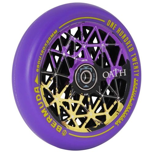 Oath Bermuda 110mm Wheels - Black/Purple/Yellow 110mm