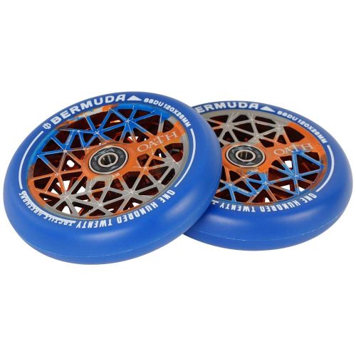 Oath Bermuda 120mm Wheels - Orange/Blue/Titanium 120mm