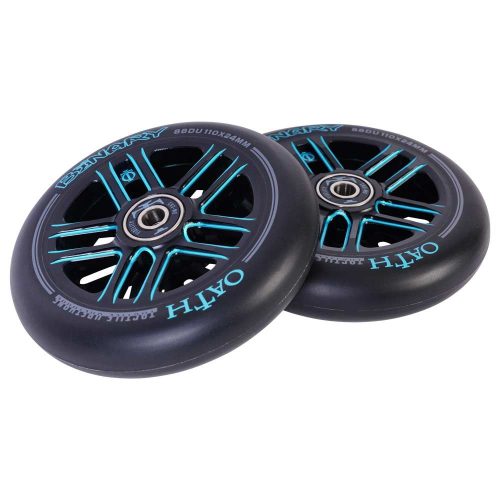 Oath Binary 110mm x 24mm Wheels - Black/Blue 110mm