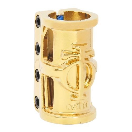 Oath Cage Alloy SCS 4-Bolt Clamp - Neo Gold