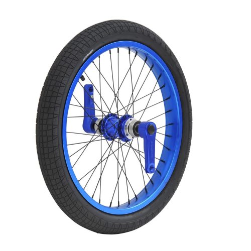 Triad Dynasty Front Wheel Set- Anodised Blue