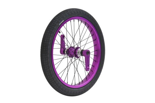 Triad Dynasty Front Wheel Set- Anodised Purple